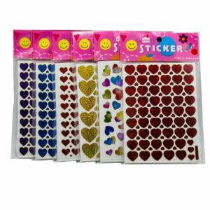 GLITTER HEART STICKER