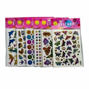 GLITTER CARD LONG STICKER